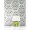 RoomMates Gray & Taupe Gray Cat Coquillette Tropical Peel & Stick Wallpaper